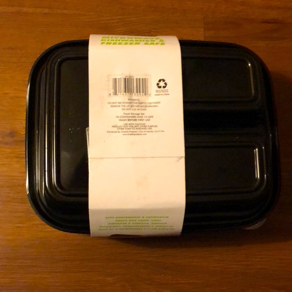20 Piece 3- Compartment Meal Prep Food Container - Picture 2 of 5